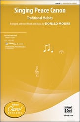 Singing Peace Canon Two-Part choral sheet music cover